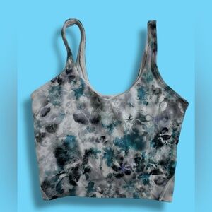 Lululemon Women’s Align Tank SZ 4 Kaliedofloral Multi Color Cropped